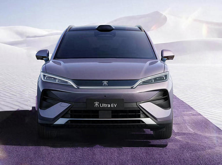 比亚迪纯电SUV车长4850mm,配天神之眼B+激光雷达 比亚迪纯电SUV车长4850mm,配天神之眼B+激光雷达