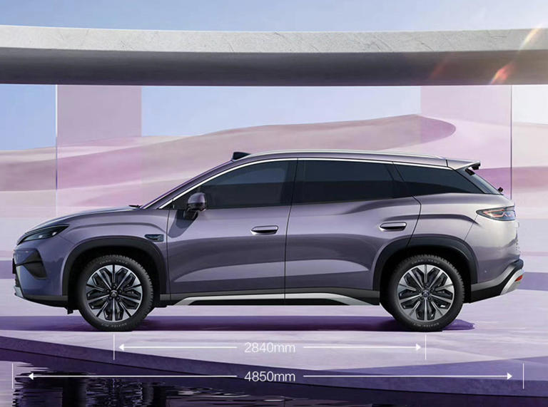 比亚迪纯电SUV车长4850mm,配天神之眼B+激光雷达 比亚迪纯电SUV车长4850mm,配天神之眼B+激光雷达