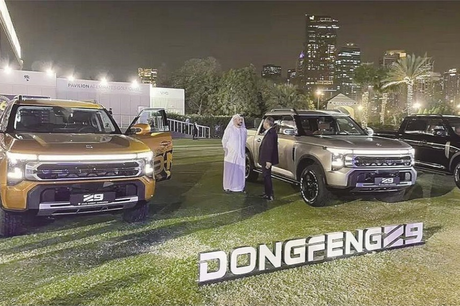 东风皮卡Z9首次亮相中东市场