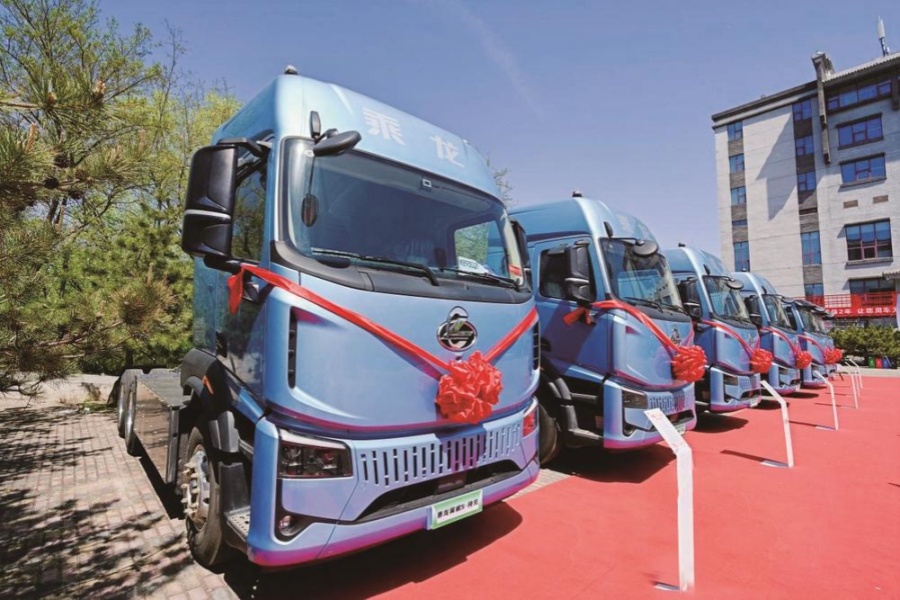 东风柳汽乘龙新能源重卡进军华北市场