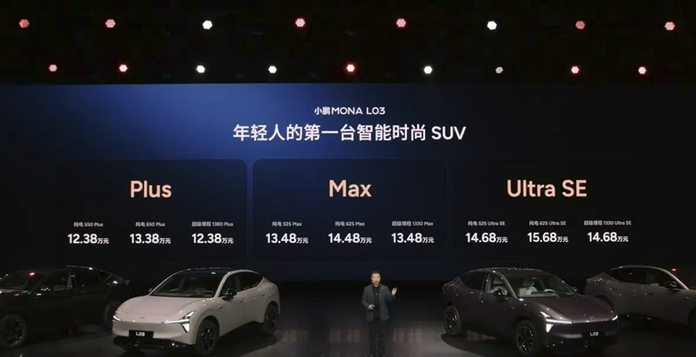 12.38万元起售:小鹏MONA L03上市,双图灵加持车位到车位领航辅助 12.38万元起售:小鹏MONAL03上市,双图灵加持车位到车位领航辅助